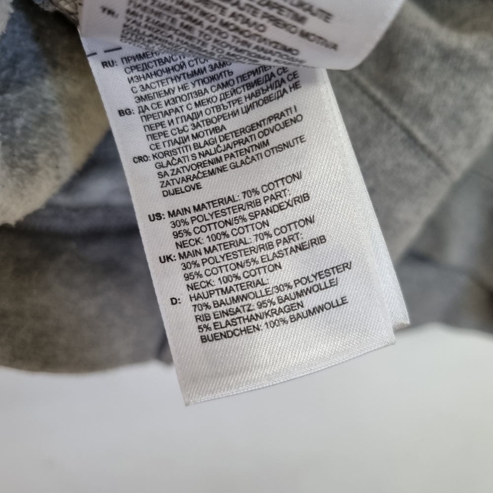 Adidas Originals grey zip through sweater sz large - Picture 8 of 8